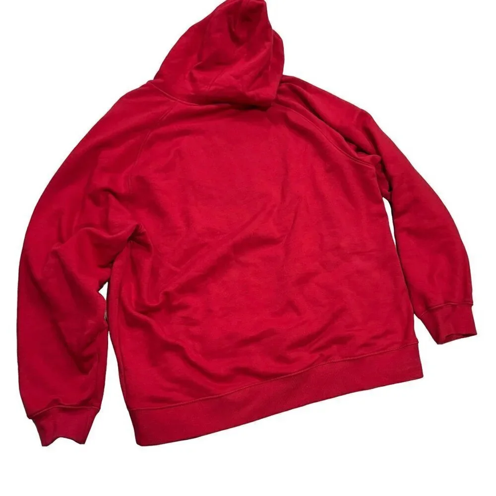 Nike Air XXL Red Logo Pullover Hoodie Vintage Y2K 2000S